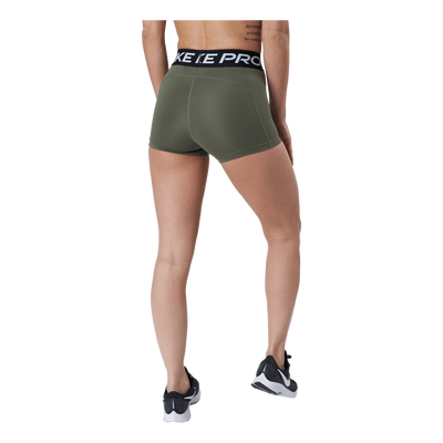 Nike Pro Women's 3" Shorts Medium Olive/black/black