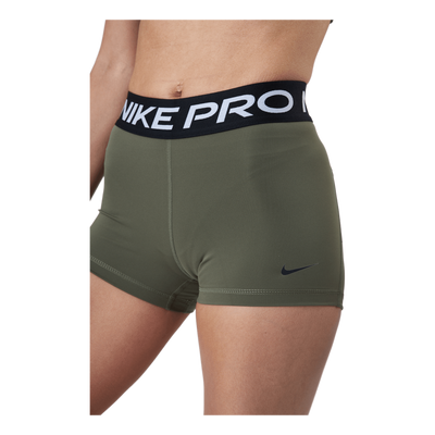 Nike Pro Women's 3" Shorts Medium Olive/black/black