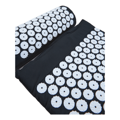 Acupressure Mat W/ Pillow Black