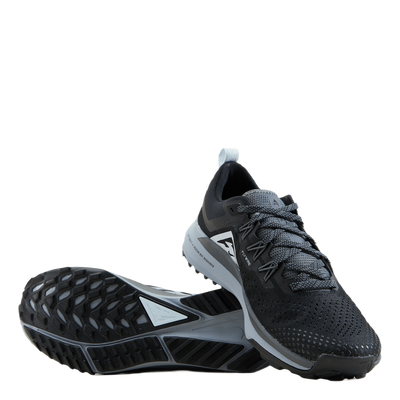 React Pegasus Trail 4 Women's Trail Running Shoes BLACK/AURA-DARK GREY-WOLF GREY