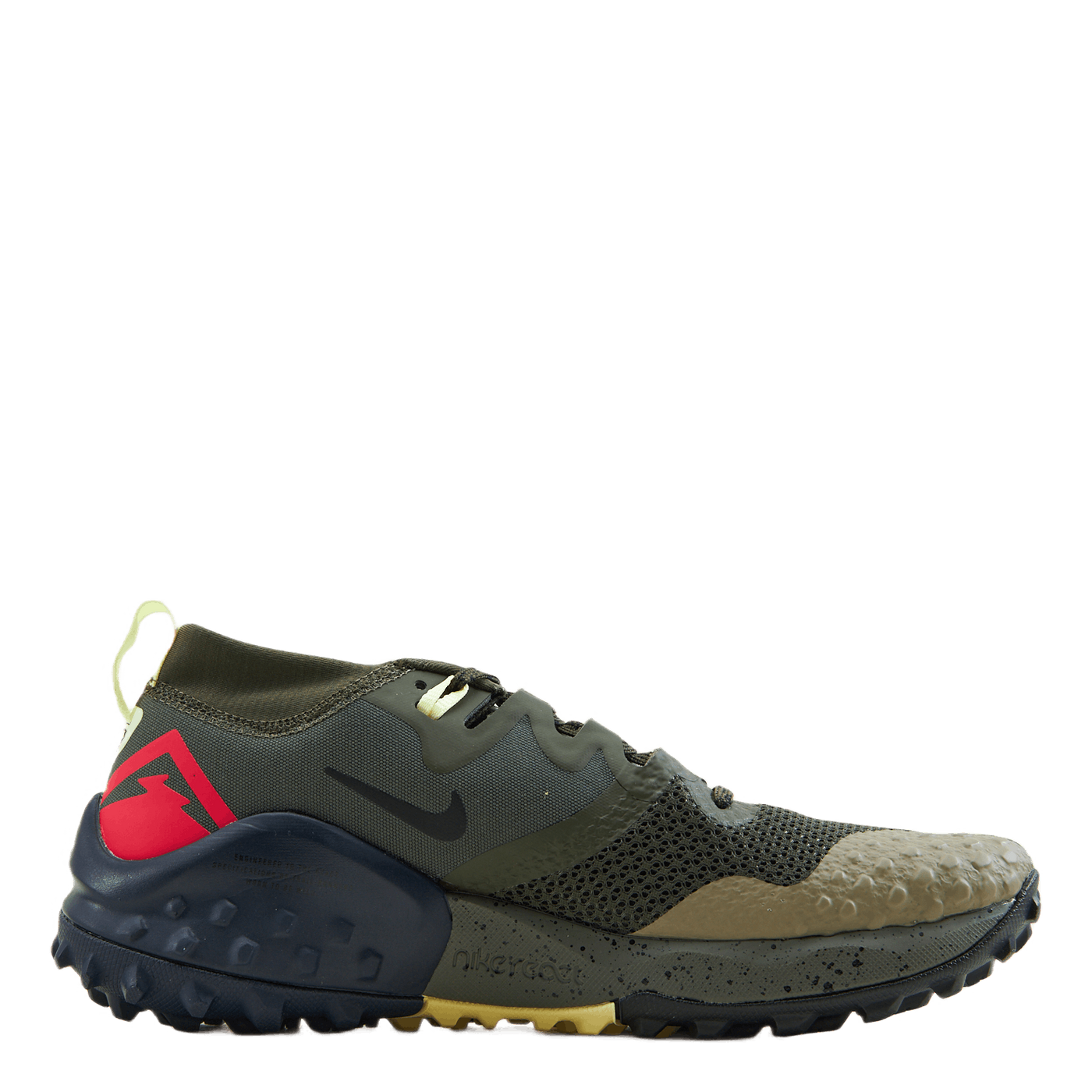 Nike Wildhorse 7 Men's Trail R Cargo Khaki/siren Red-matte Ol
