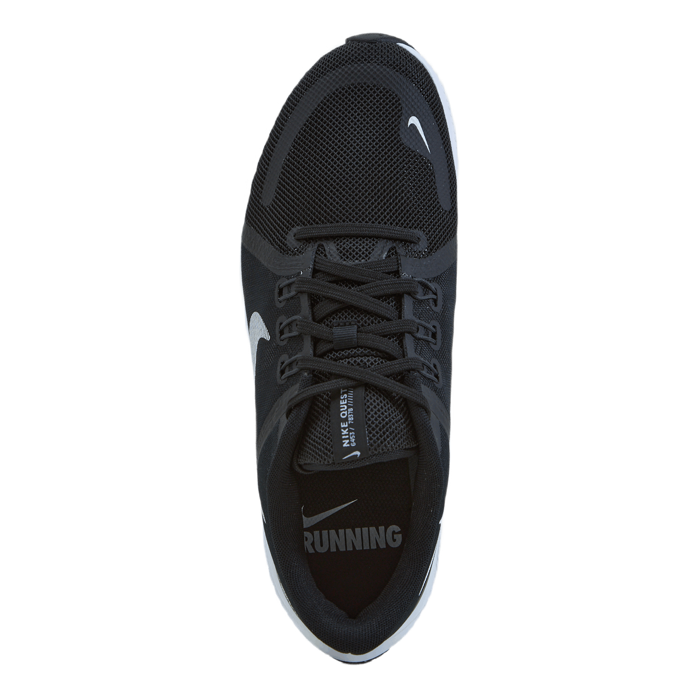 Nike Quest 4 Men's Running Sho Black/white-dk Smoke Grey