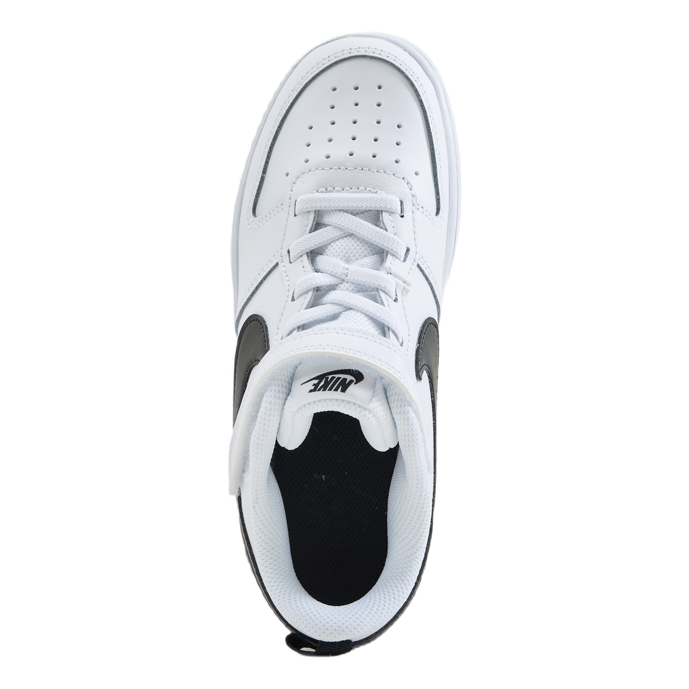 Court Borough Low 2 Little Kids' Shoes WHITE/BLACK