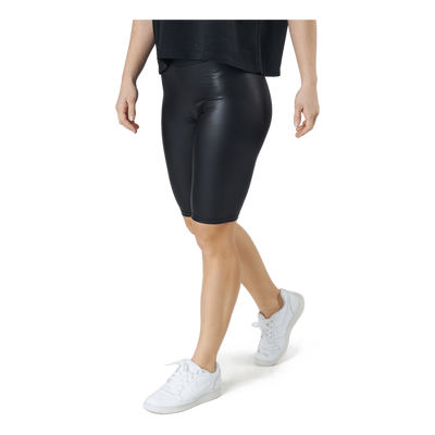 Pcnew Shiny Cycle Shorts Black