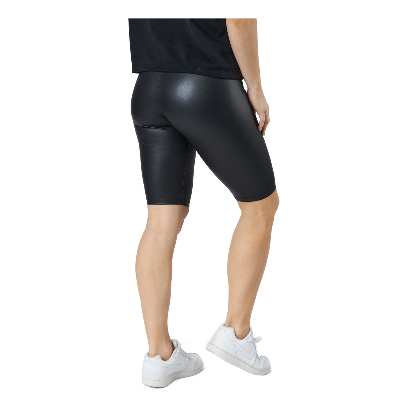 Pcnew Shiny Cycle Shorts Black