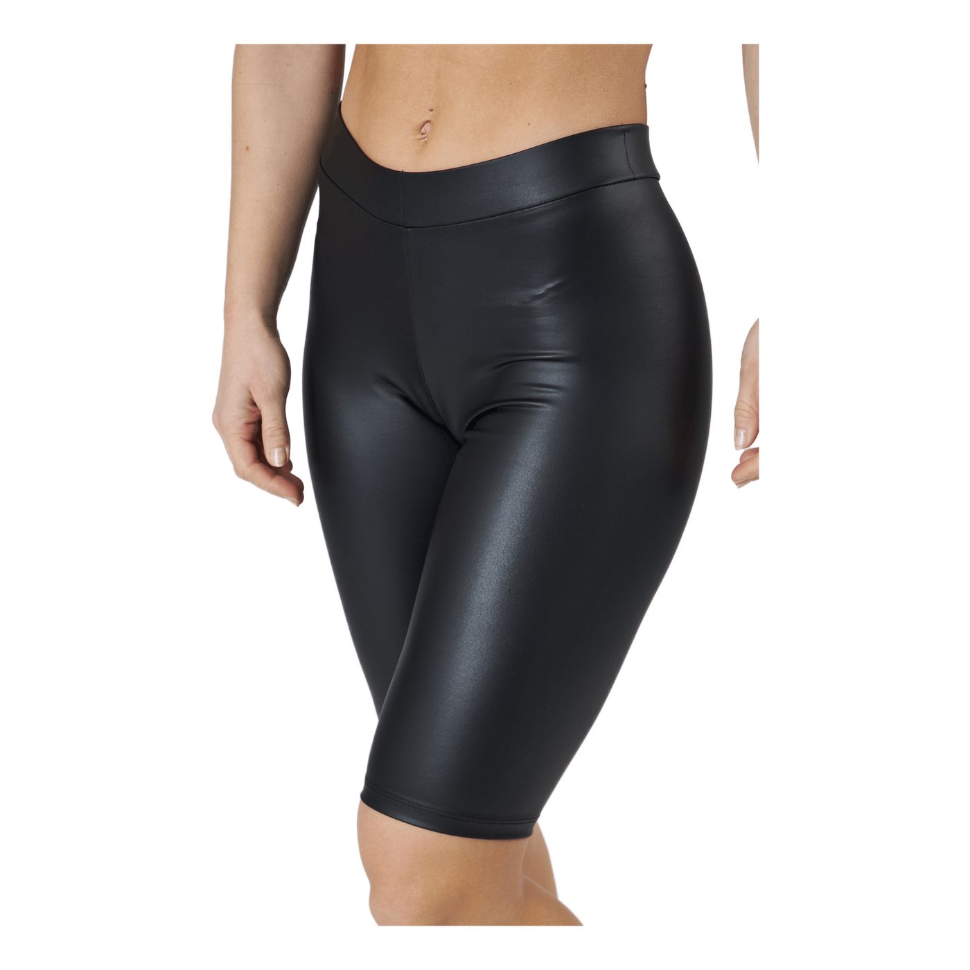 Pcnew Shiny Cycle Shorts Black