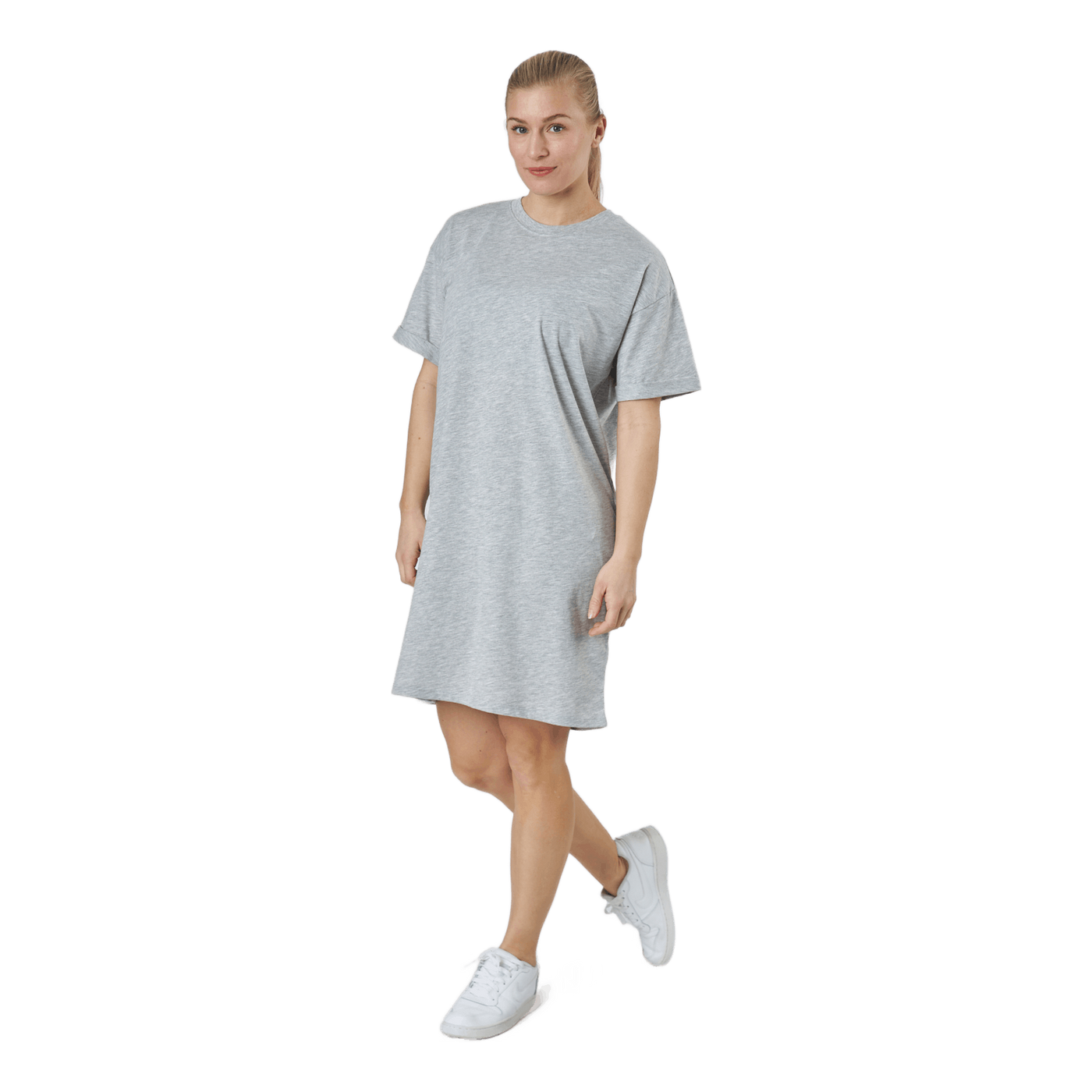 Pcria Ss Dress  Bc Light Grey Melange