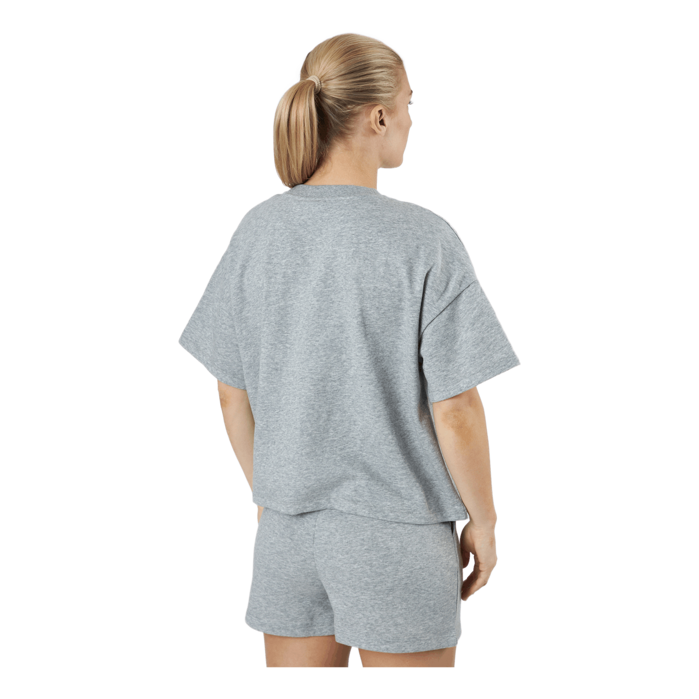 Pcchilli Summer 2/4 Loose Swea Light Grey Melange