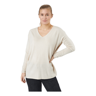 Onlamalia L/s V-neck Pullover  Pumice Stone