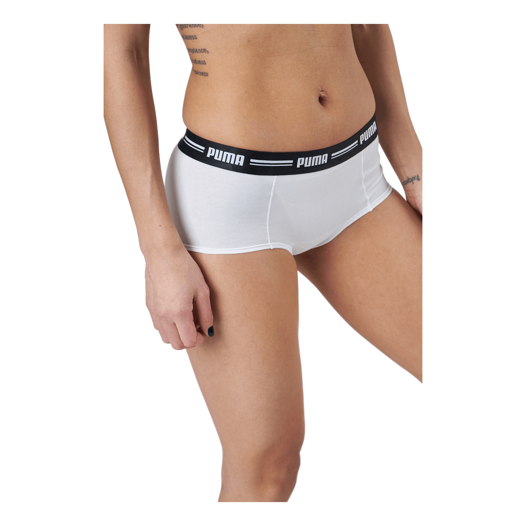 Puma Women Mini Short 2p Pack White / White