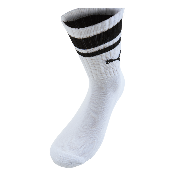 Puma Crew Heritage Stripe 2p U White