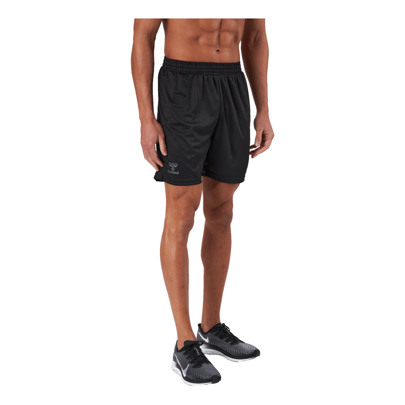 Hmlongrid Poly Shorts Jet Black/forged Iron