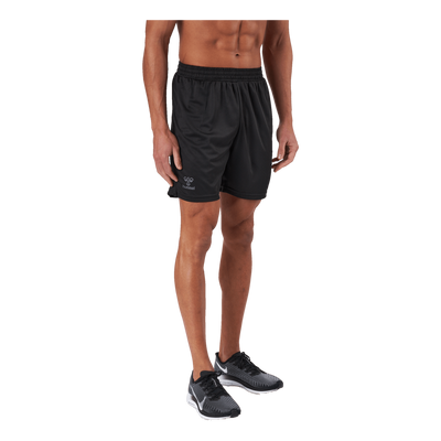 Hmlongrid Poly Shorts Jet Black/forged Iron