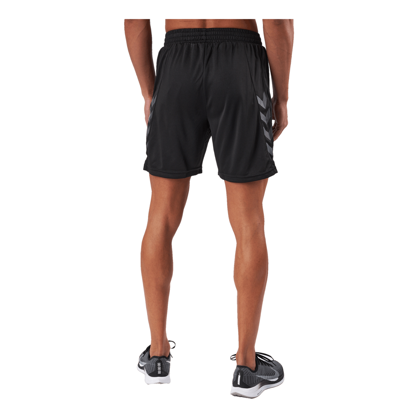 Hmlongrid Poly Shorts Jet Black/forged Iron