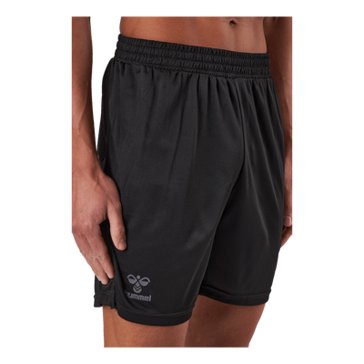 Hmlongrid Poly Shorts Jet Black/forged Iron