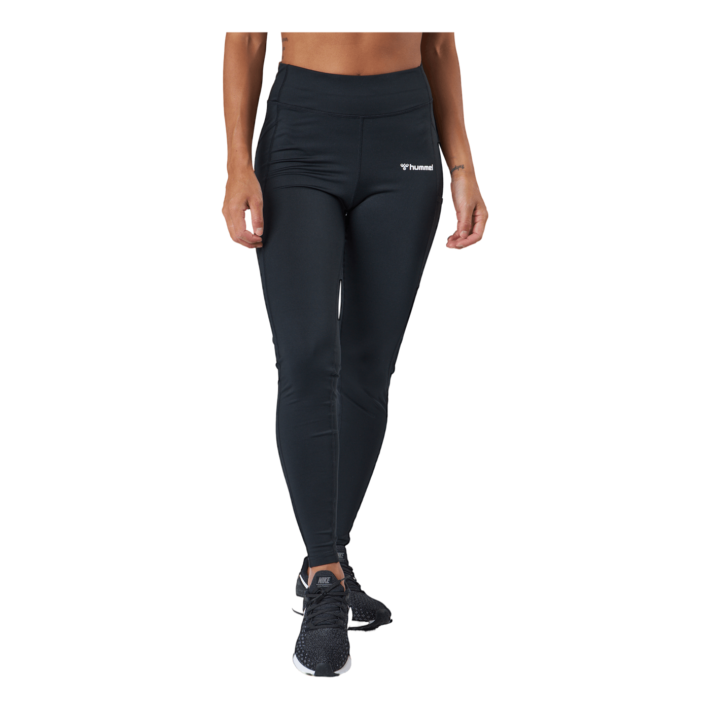 Hmlmt Chipo Mid Waist Tights Black