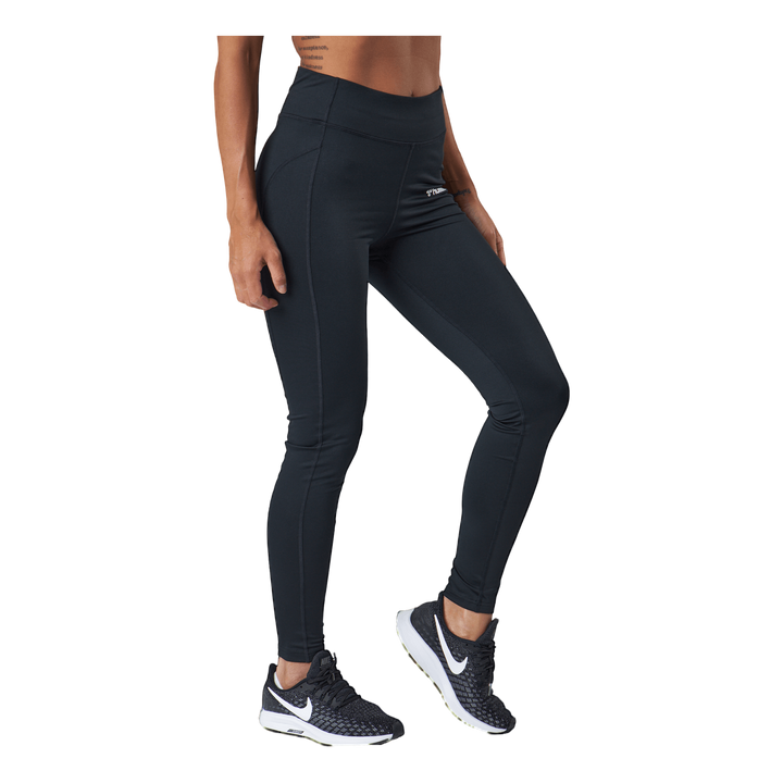 Hmlmt Chipo Mid Waist Tights Black