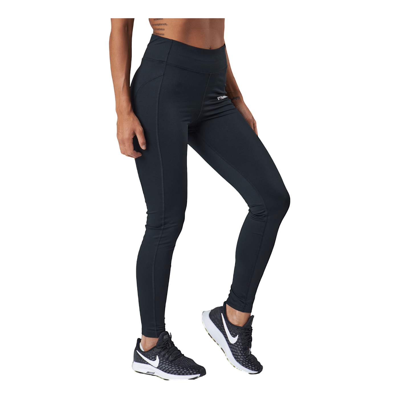 Hmlmt Chipo Mid Waist Tights Black