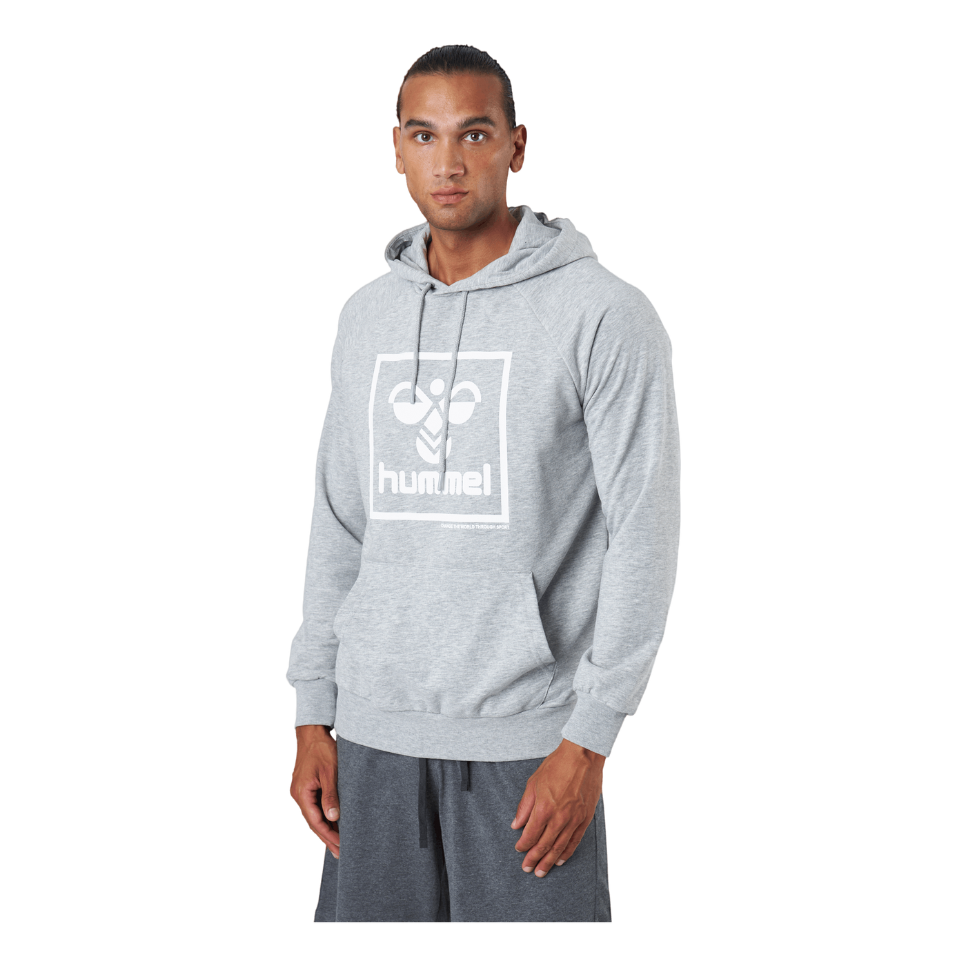 Hmlisam 2.0 Hoodie Grey Melange