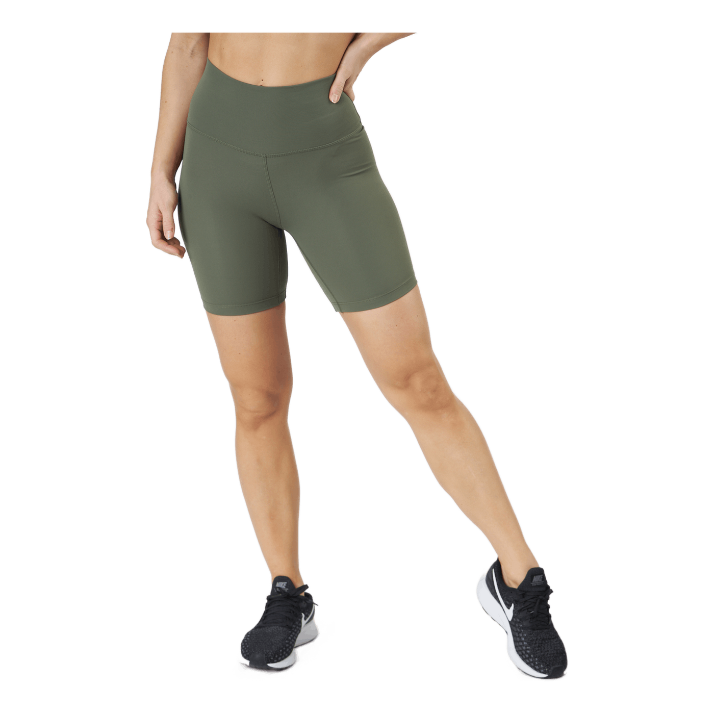 Core Biker Shorts Washed Green