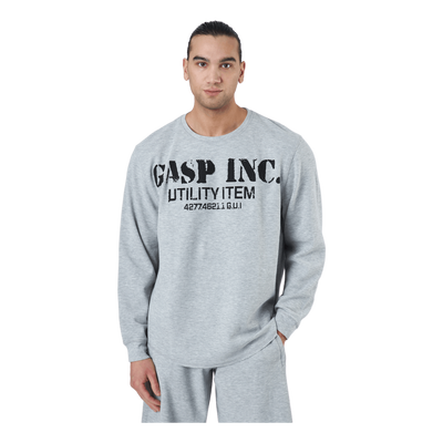 Thermal Gym Sweater Grey Melange