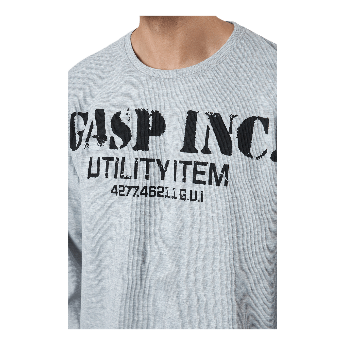 Thermal Gym Sweater Grey Melange