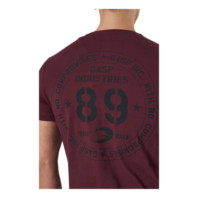89 Classic Tap Tee Maroon