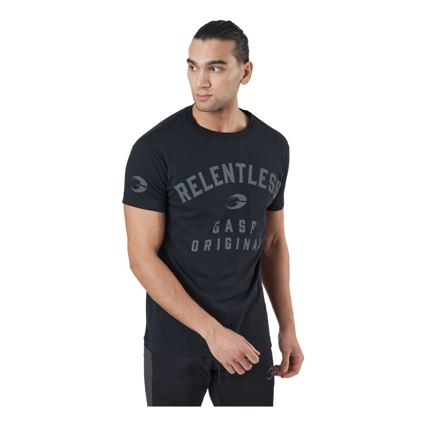 Relentless Skull Tee Washed Black