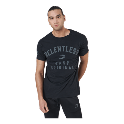 Relentless Skull Tee Washed Black