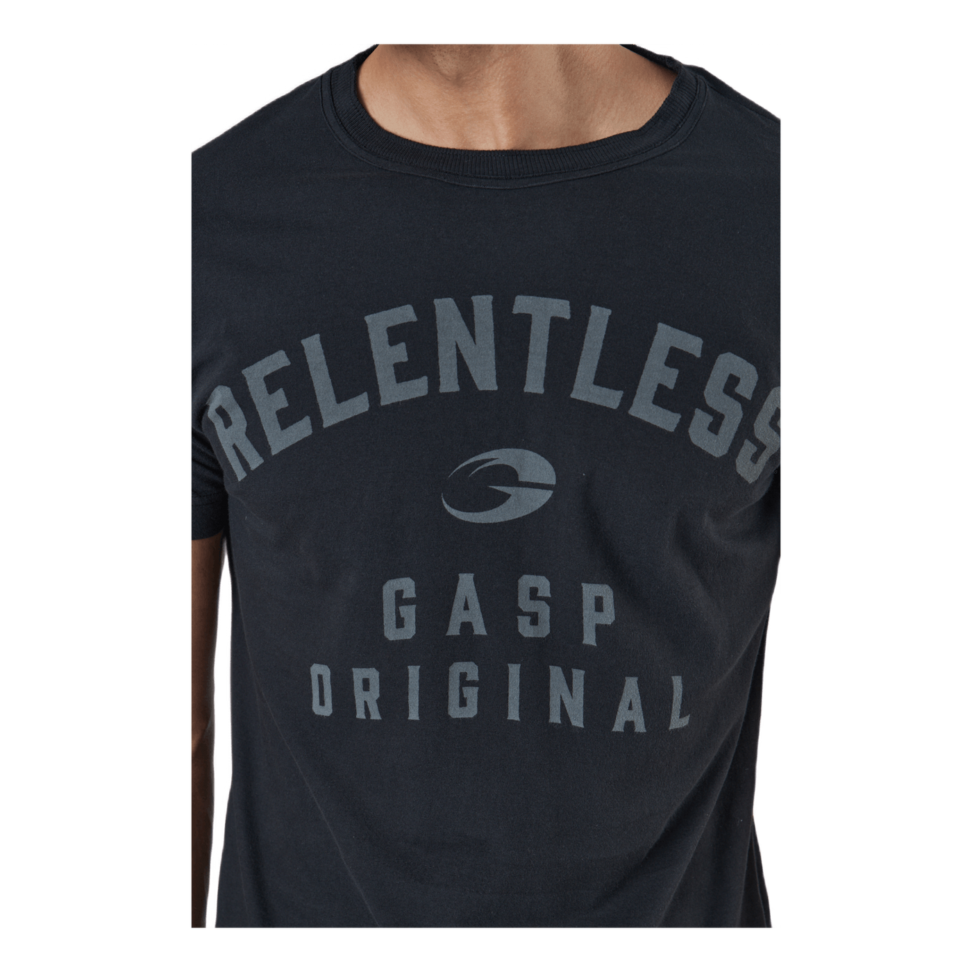 Relentless Skull Tee Washed Black