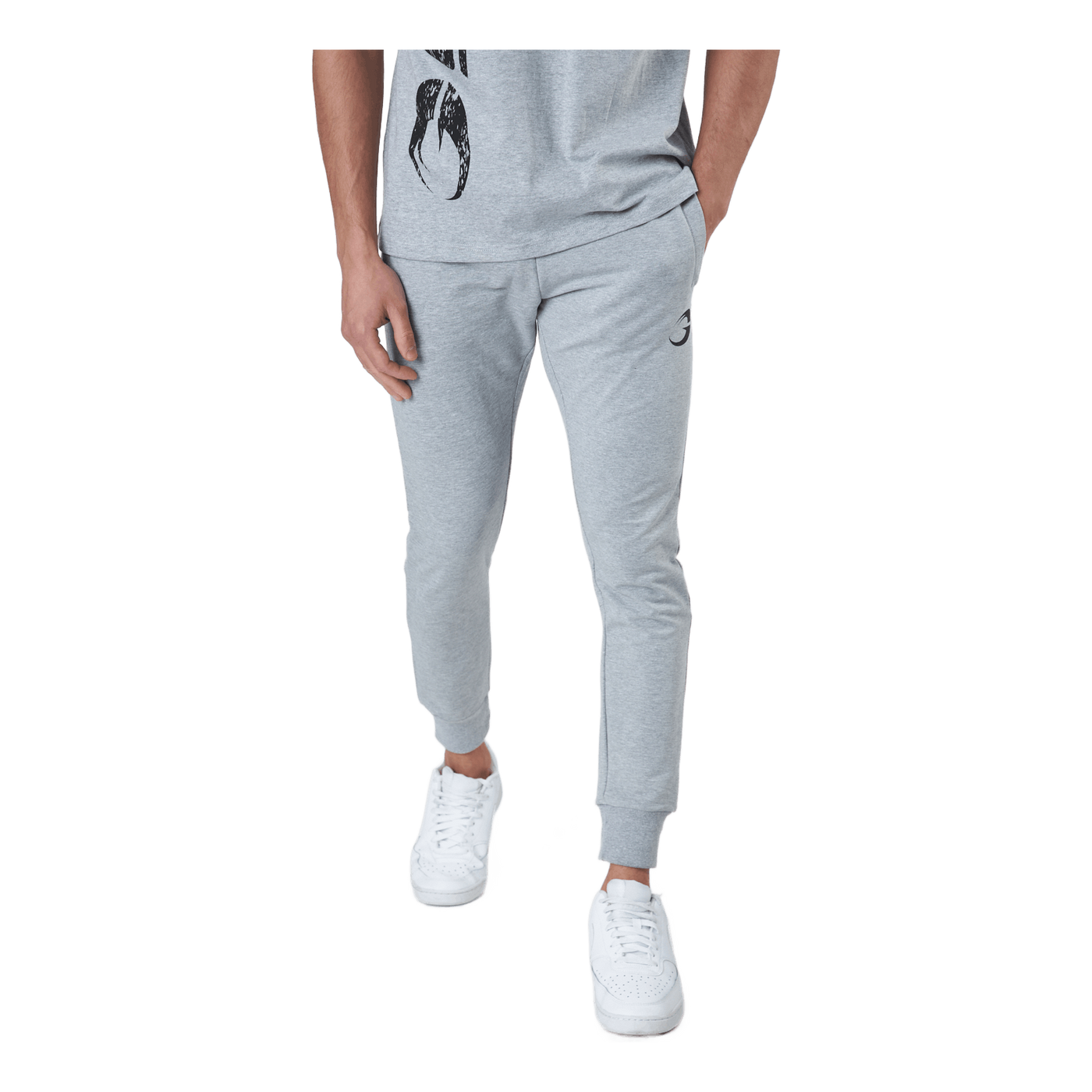 Gasp Tapered Joggers Light Grey Melange