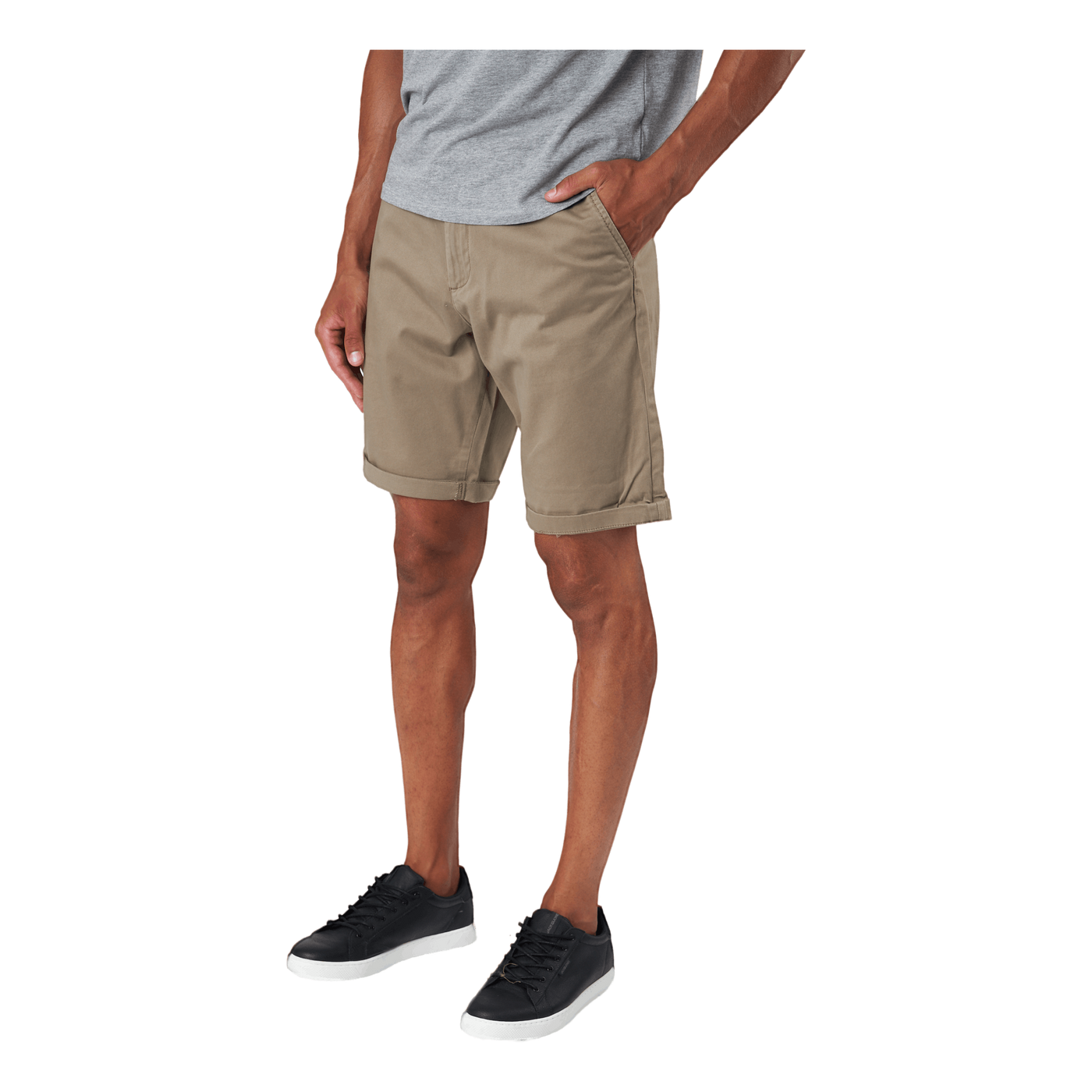 Jpstbowie Jjshorts Solid Sa Sn Beige