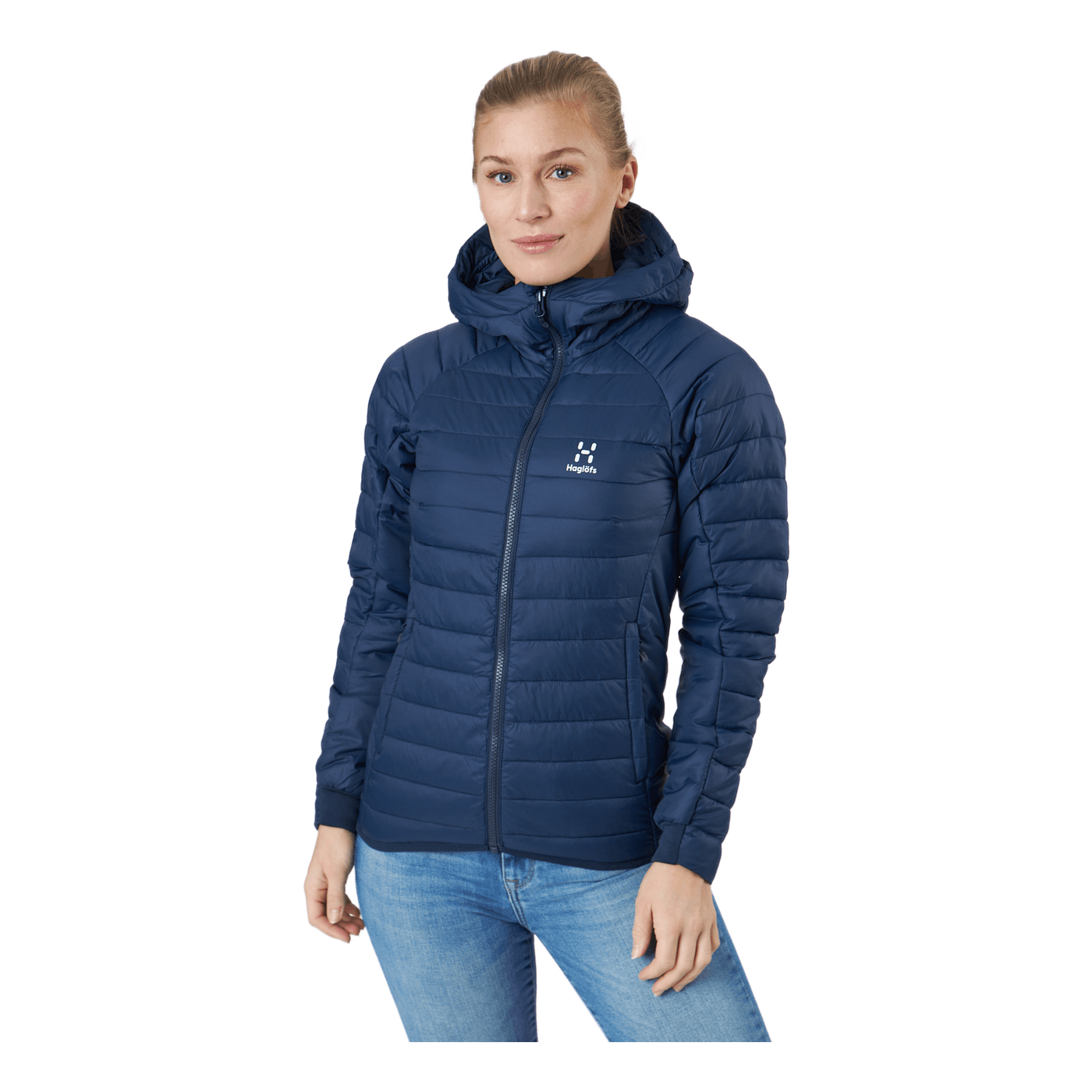 Spire Mimic Hood Women Tarn Blue Solid