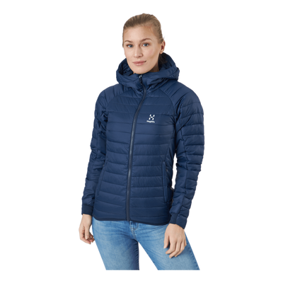 Spire Mimic Hood Women Tarn Blue Solid