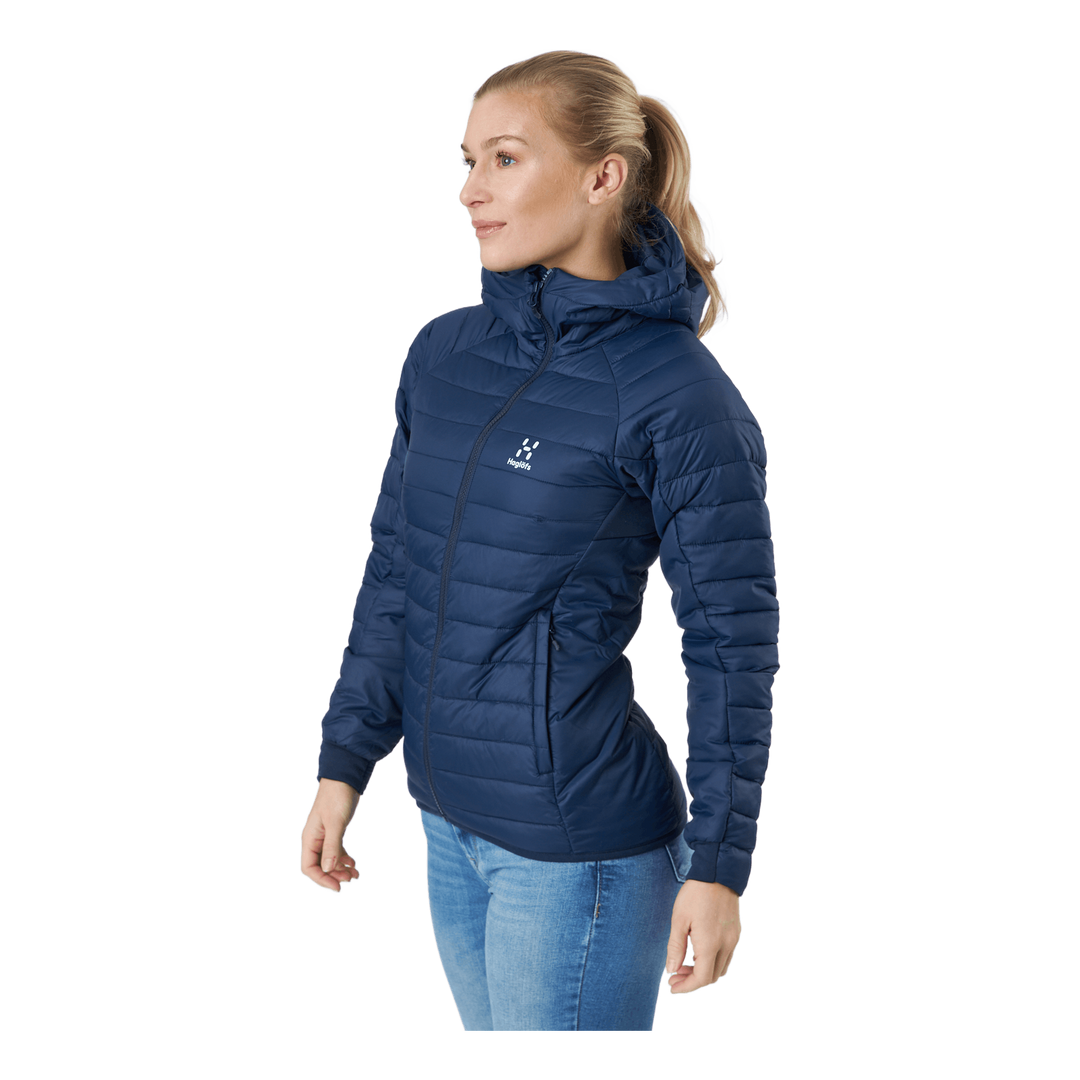Spire Mimic Hood Women Tarn Blue Solid