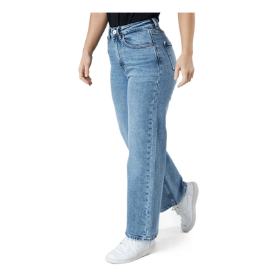 Onljuicy Hw Wide Leg Rea365  N Medium Blue Denim