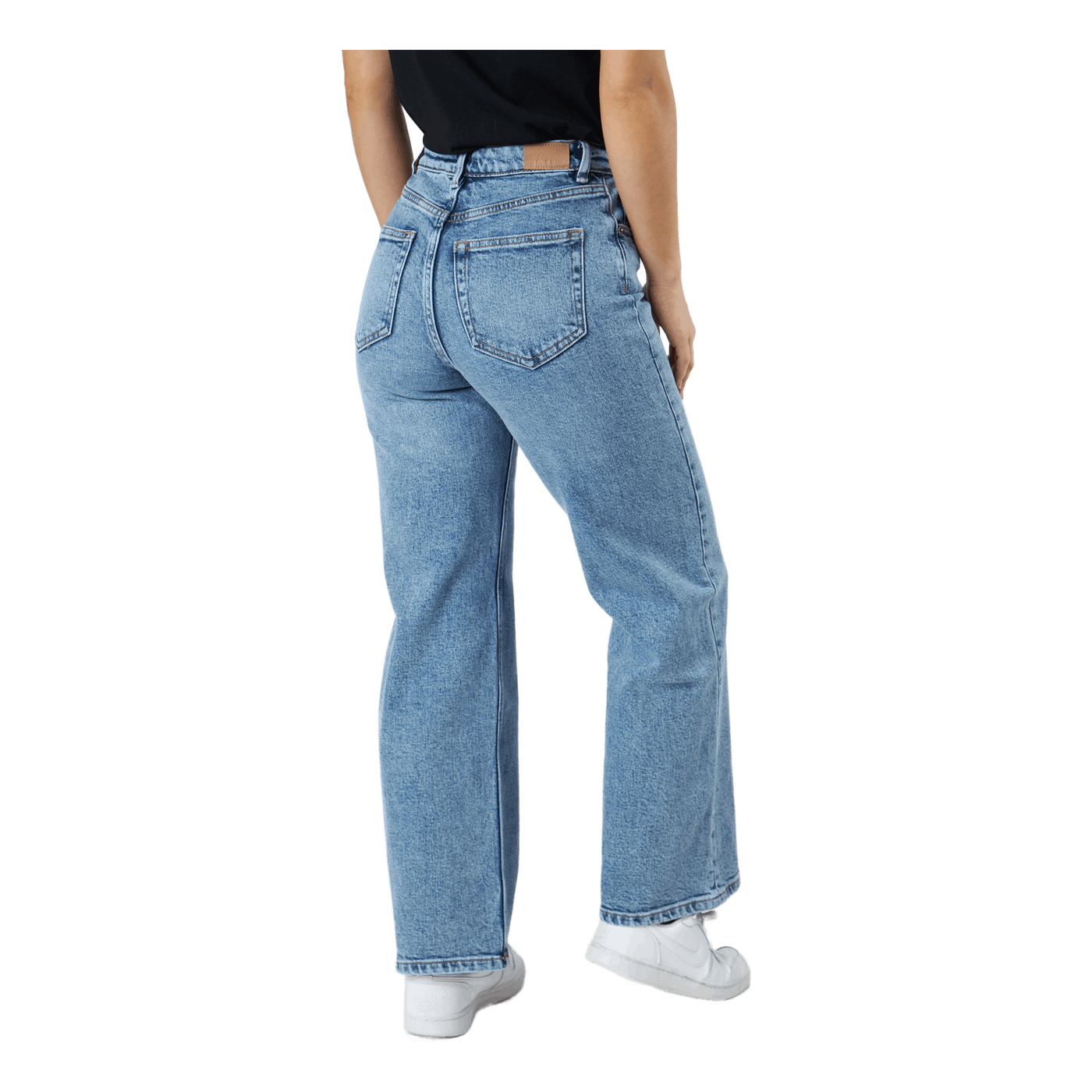 Onljuicy Hw Wide Leg Rea365  N Medium Blue Denim