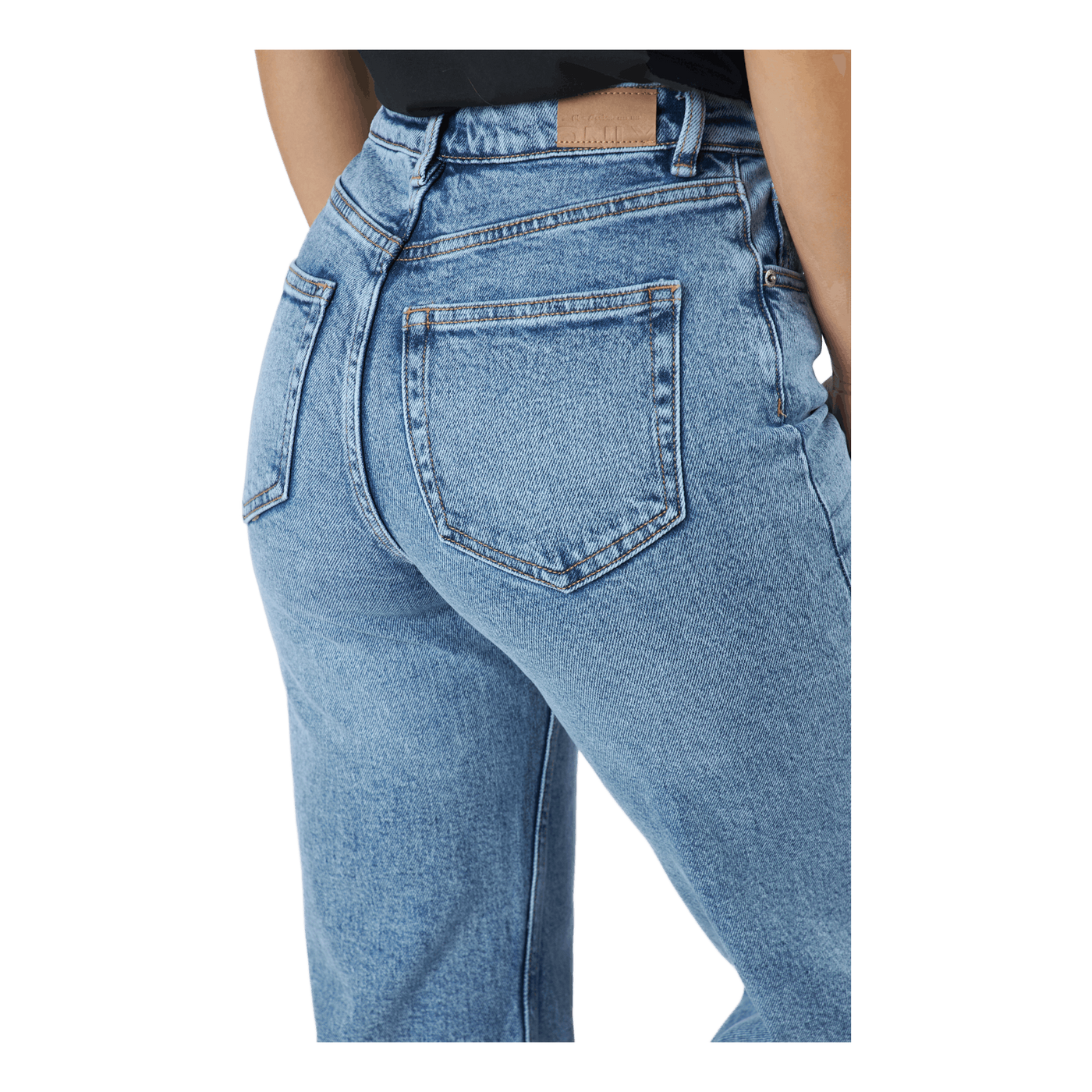 Onljuicy Hw Wide Leg Rea365  N Medium Blue Denim