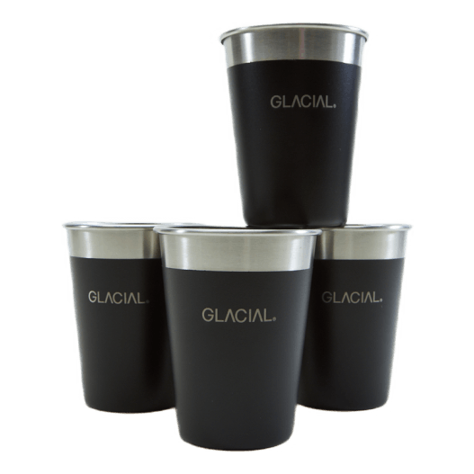 4-pack Matte Black Cup Set