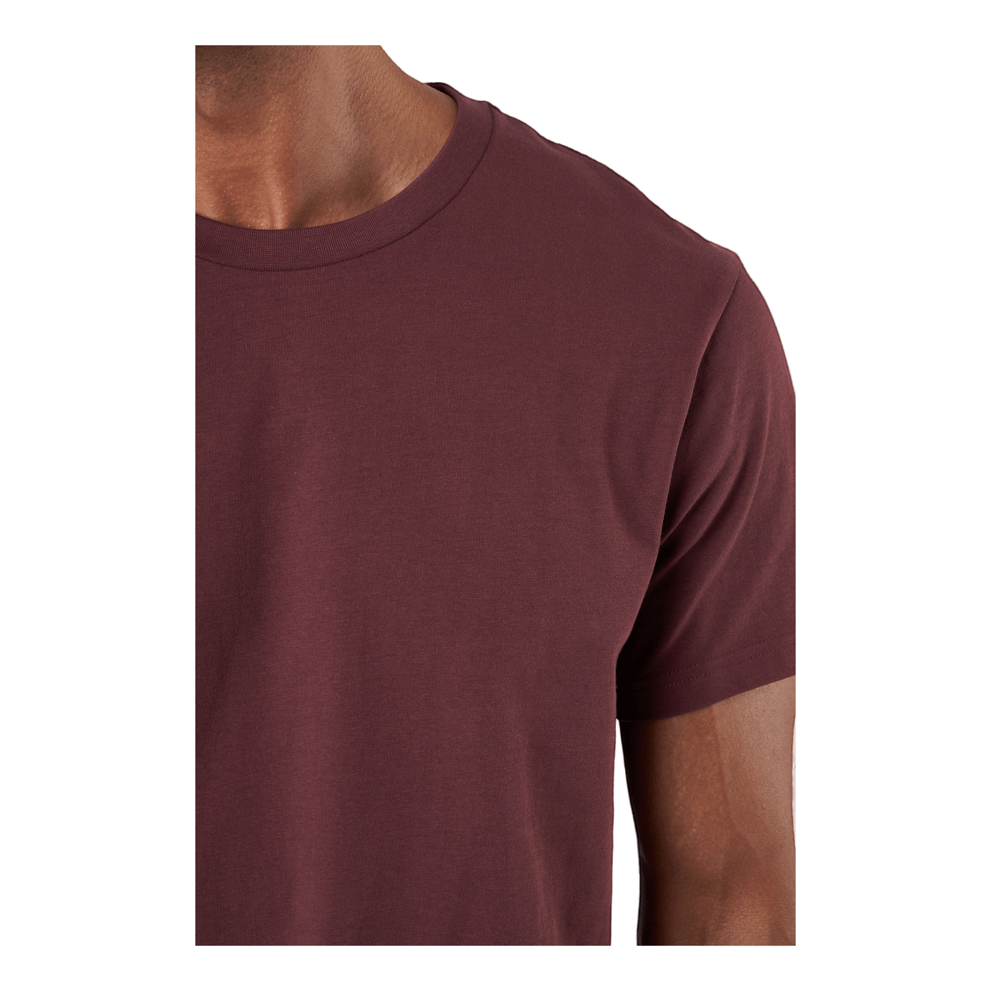 Crew Neck Regular Burgundy