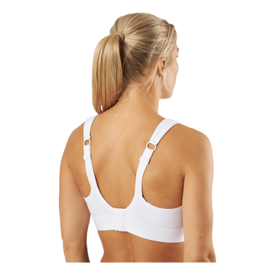 Victorious Spacer Sports Bra   White