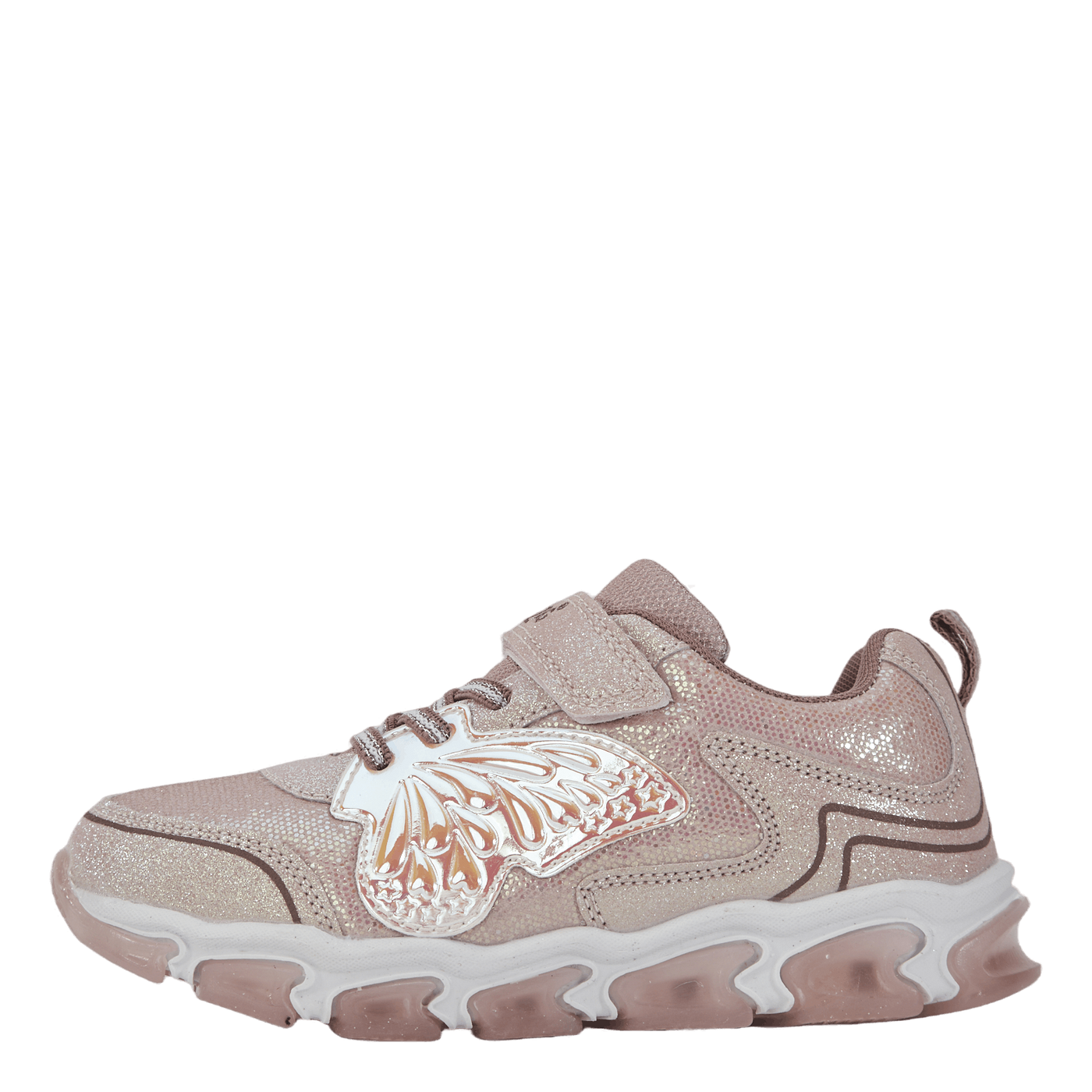 Auhen Kids Shoe W/lights Misty Rose