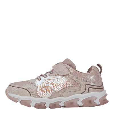 Auhen Kids Shoe W/lights Misty Rose