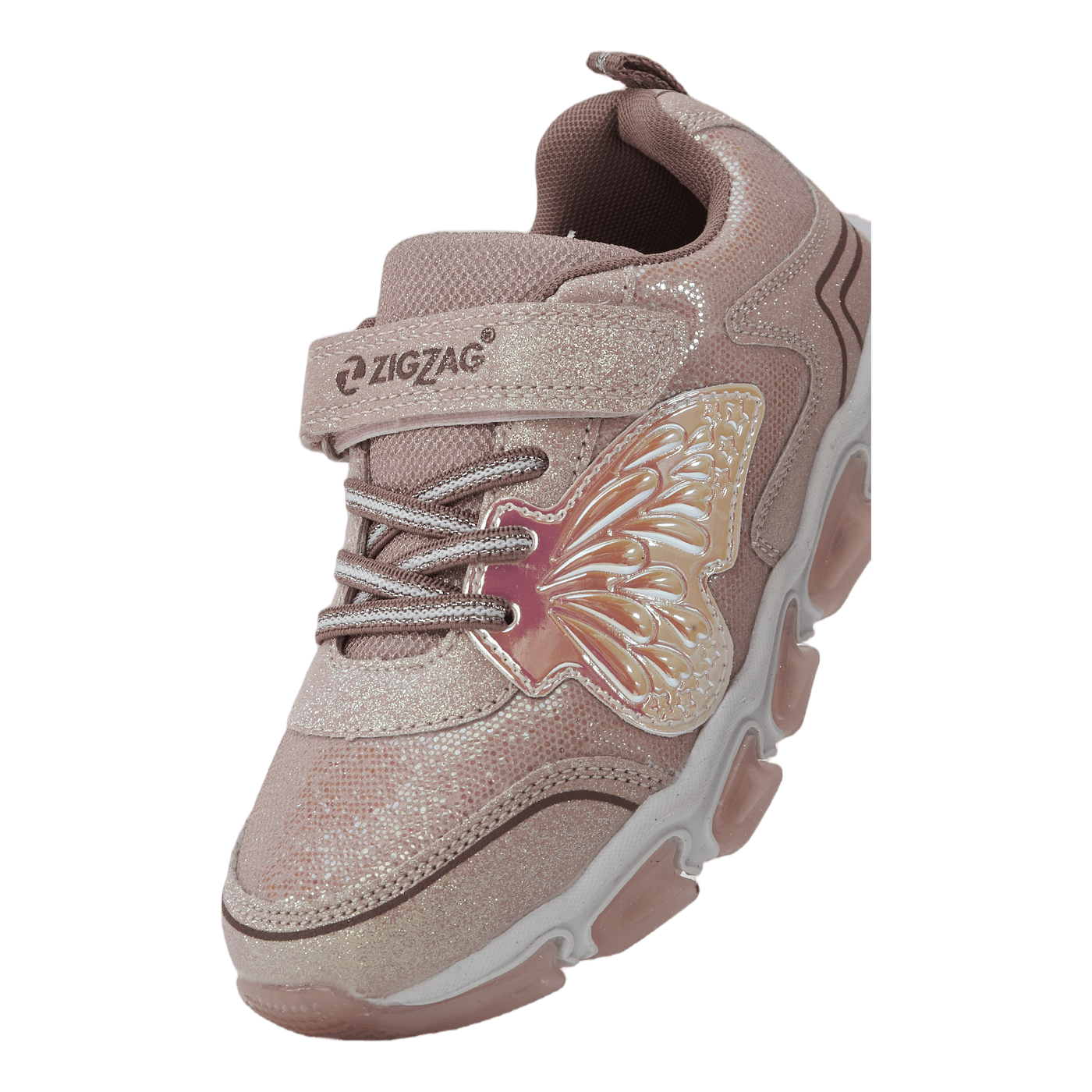 Auhen Kids Shoe W/lights Misty Rose