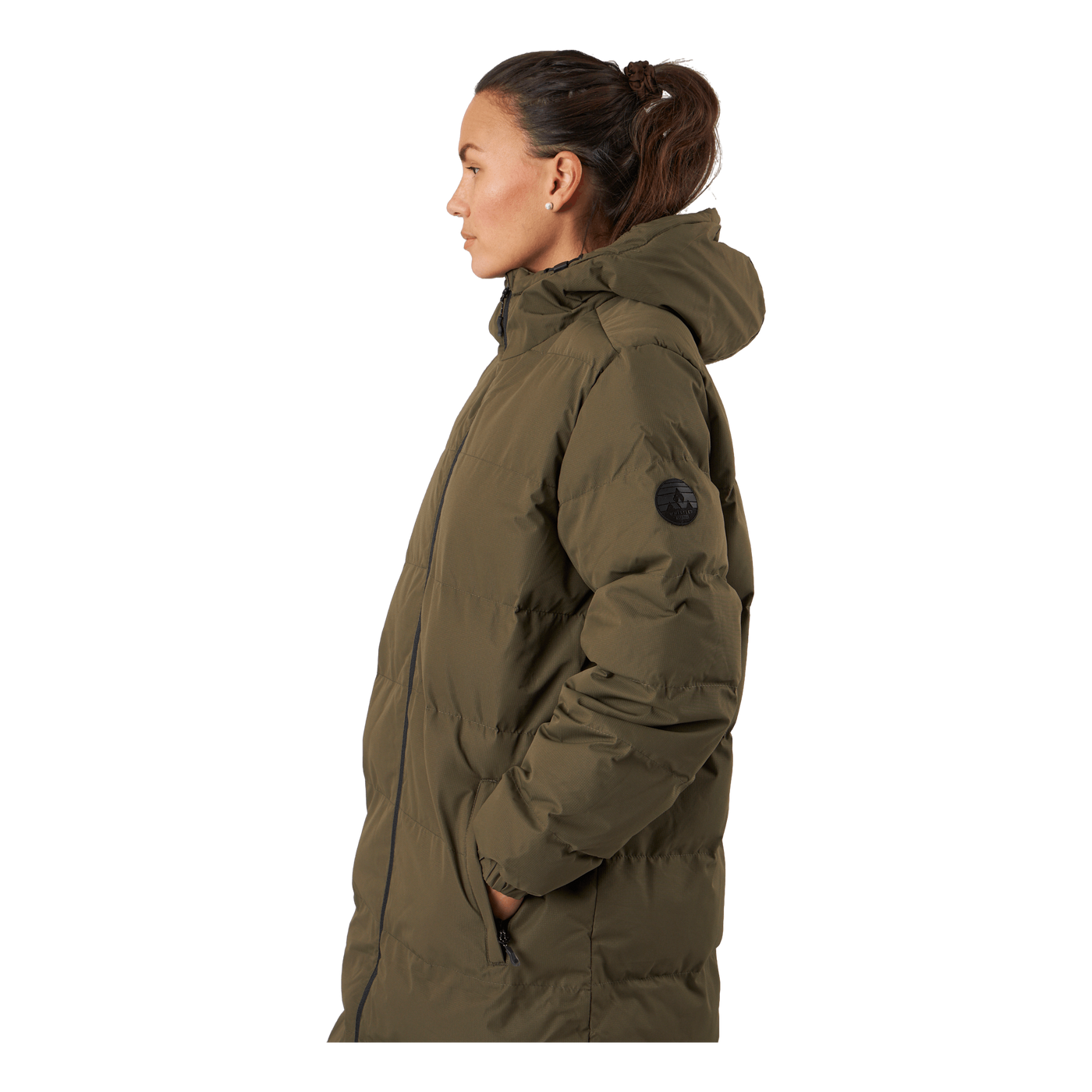 Abella W Long Padded Jacket Tarmac