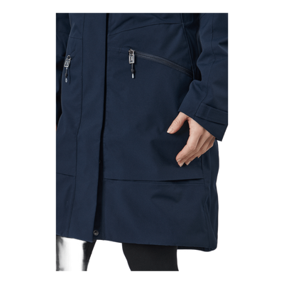Ilma Wns Parka 5 Dark Night Blue
