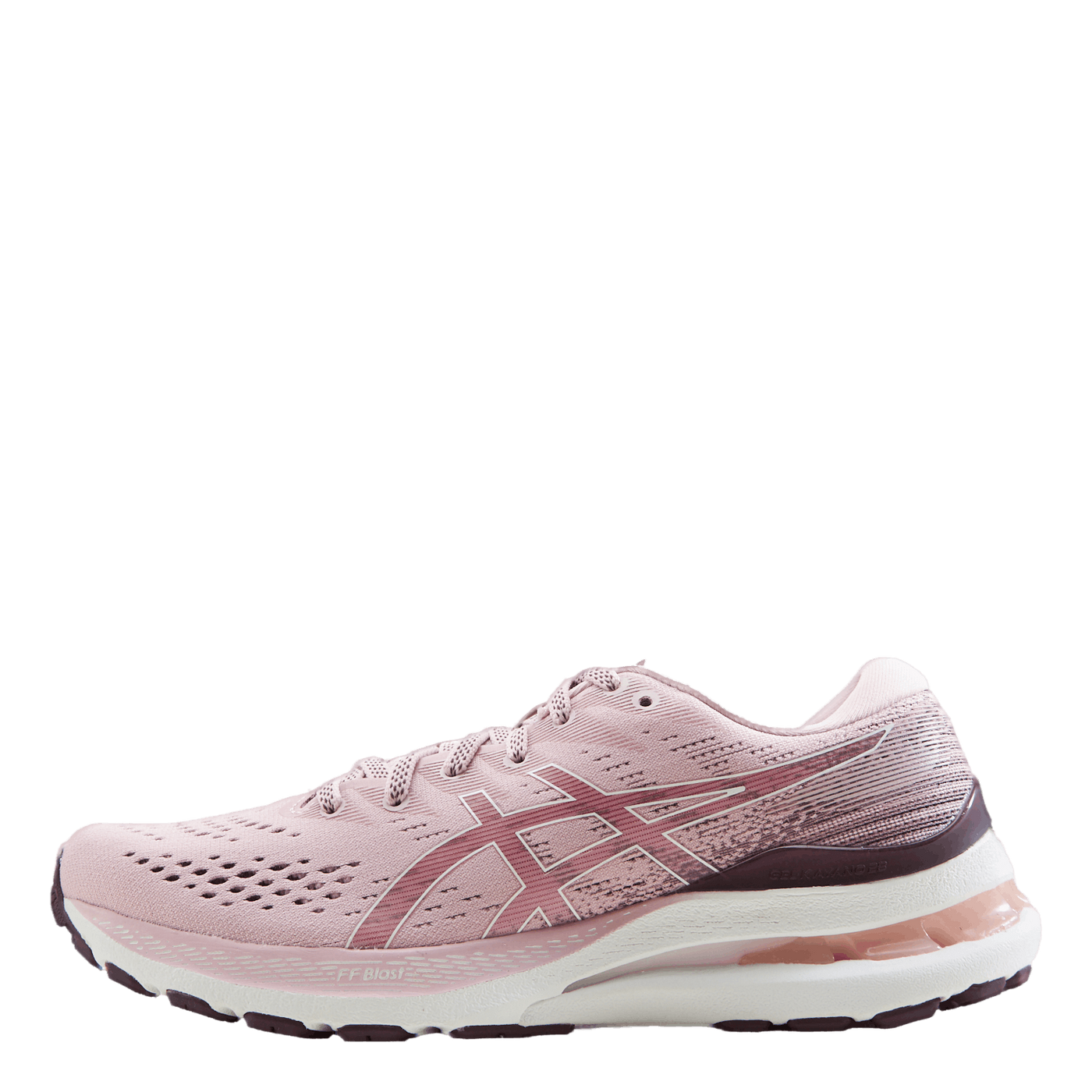 Gel-kayano 28 Barely Rose/white