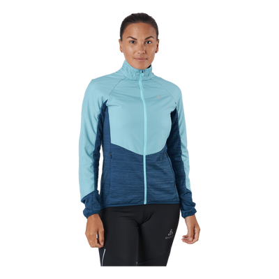 Jacket Run Easy Warm Hybrid Blue Wing Teal - Polynya