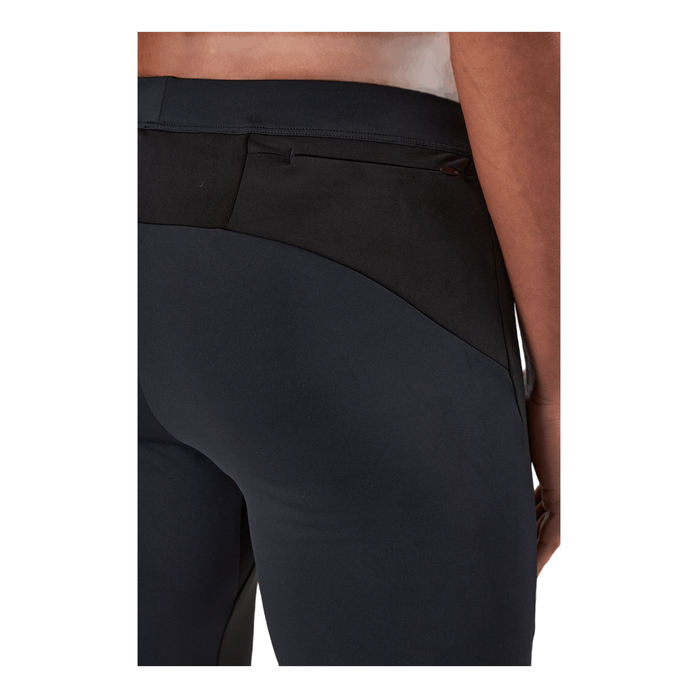 Tights Ceramiwarm Black - Odlo Concrete Grey