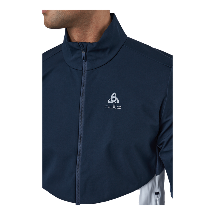 Jacket Markenes Dark Sapphire - White